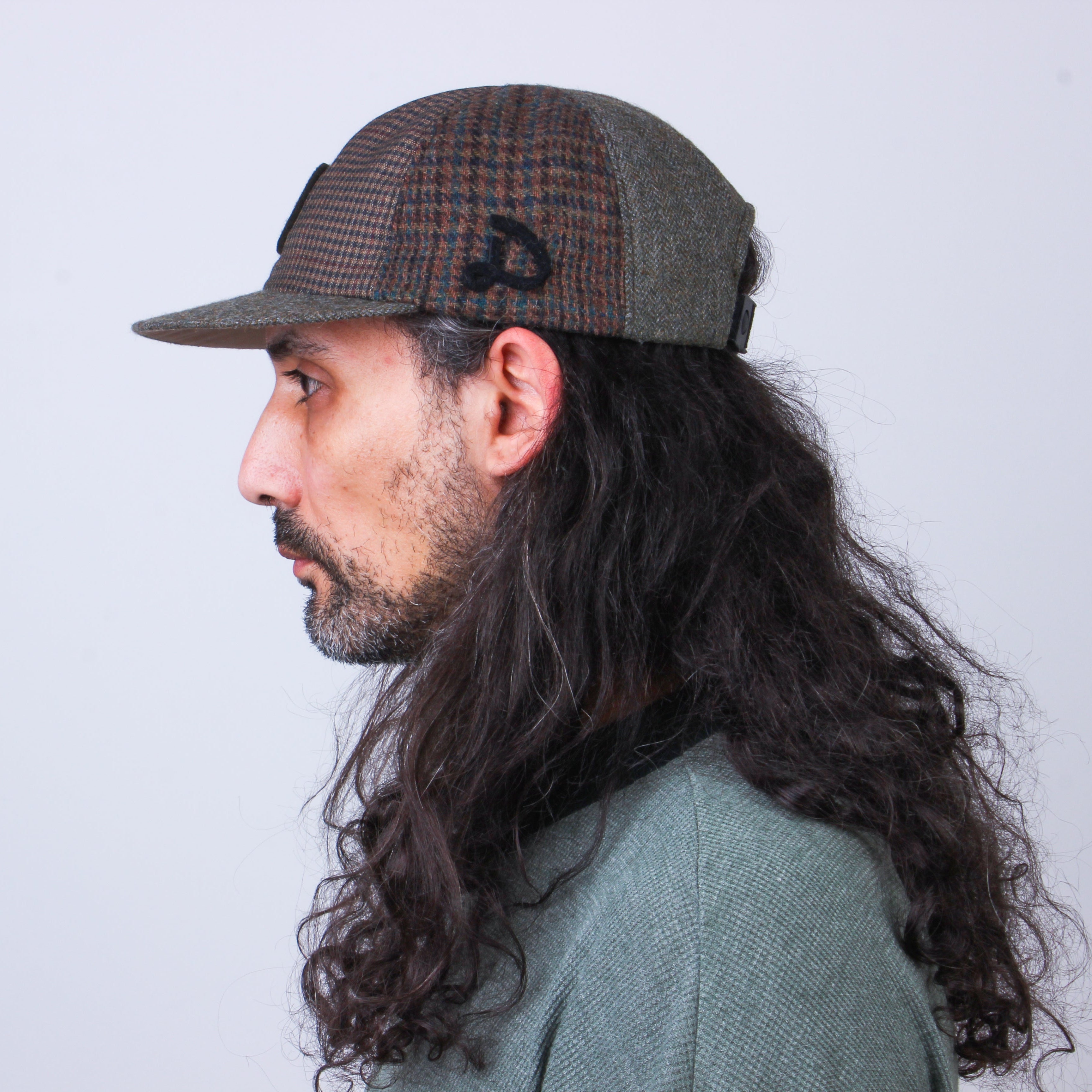 Casquette Patchwork en Laine Recyclée MOSAIC - N° 003