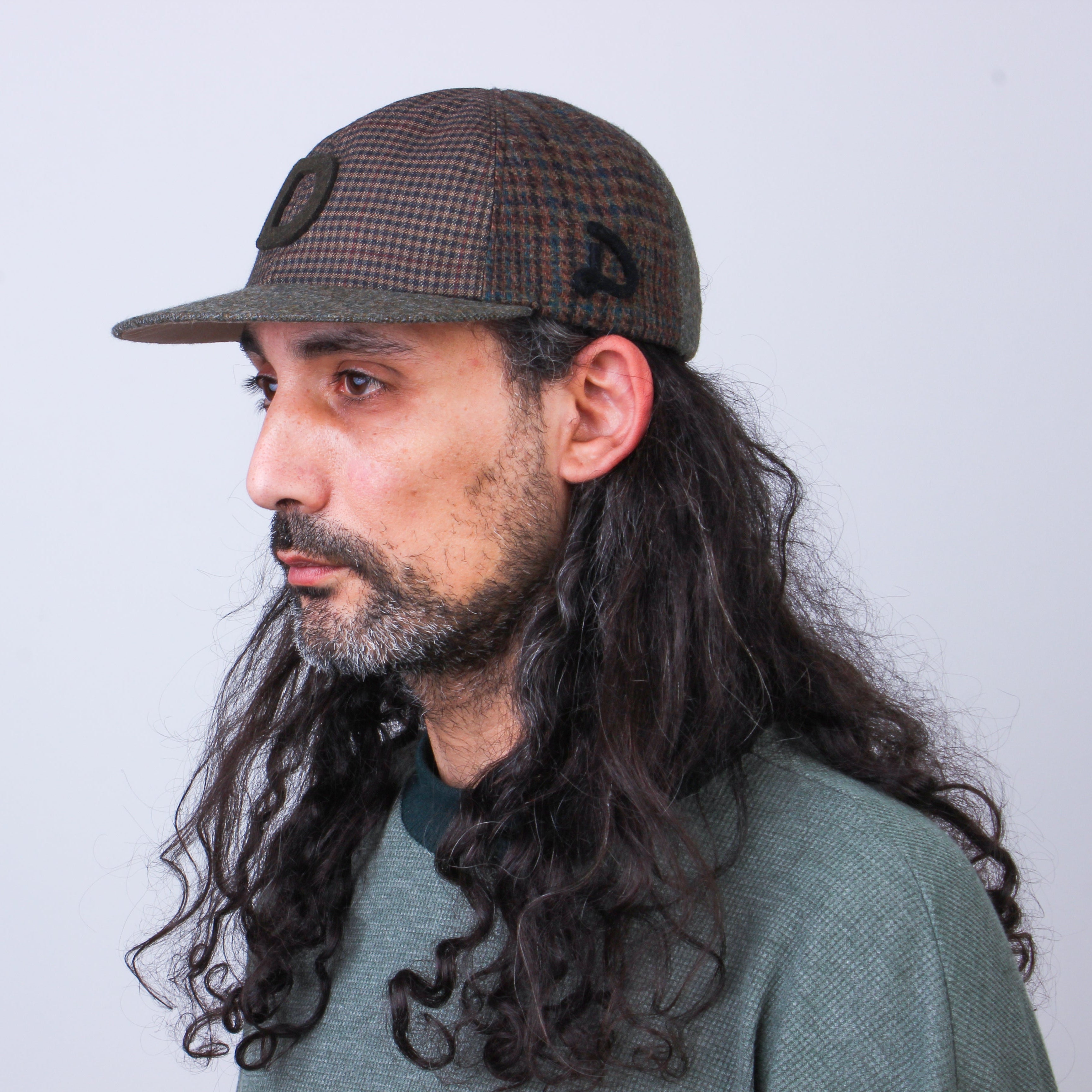 Casquette Patchwork en Laine Recyclée MOSAIC - N° 003