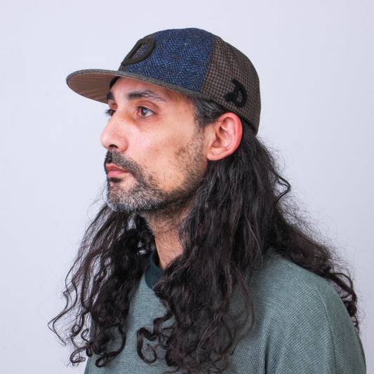 Casquette Patchwork en Laine Recyclée MOSAIC - N° 004