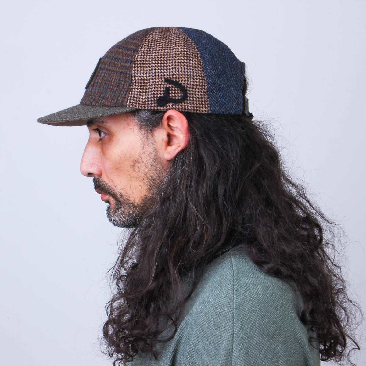 Casquette Patchwork en Laine Recyclée MOSAIC - N° 005