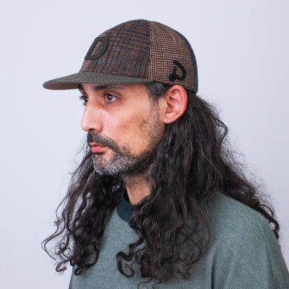 Casquette Patchwork en Laine Recyclée MOSAIC - N° 005