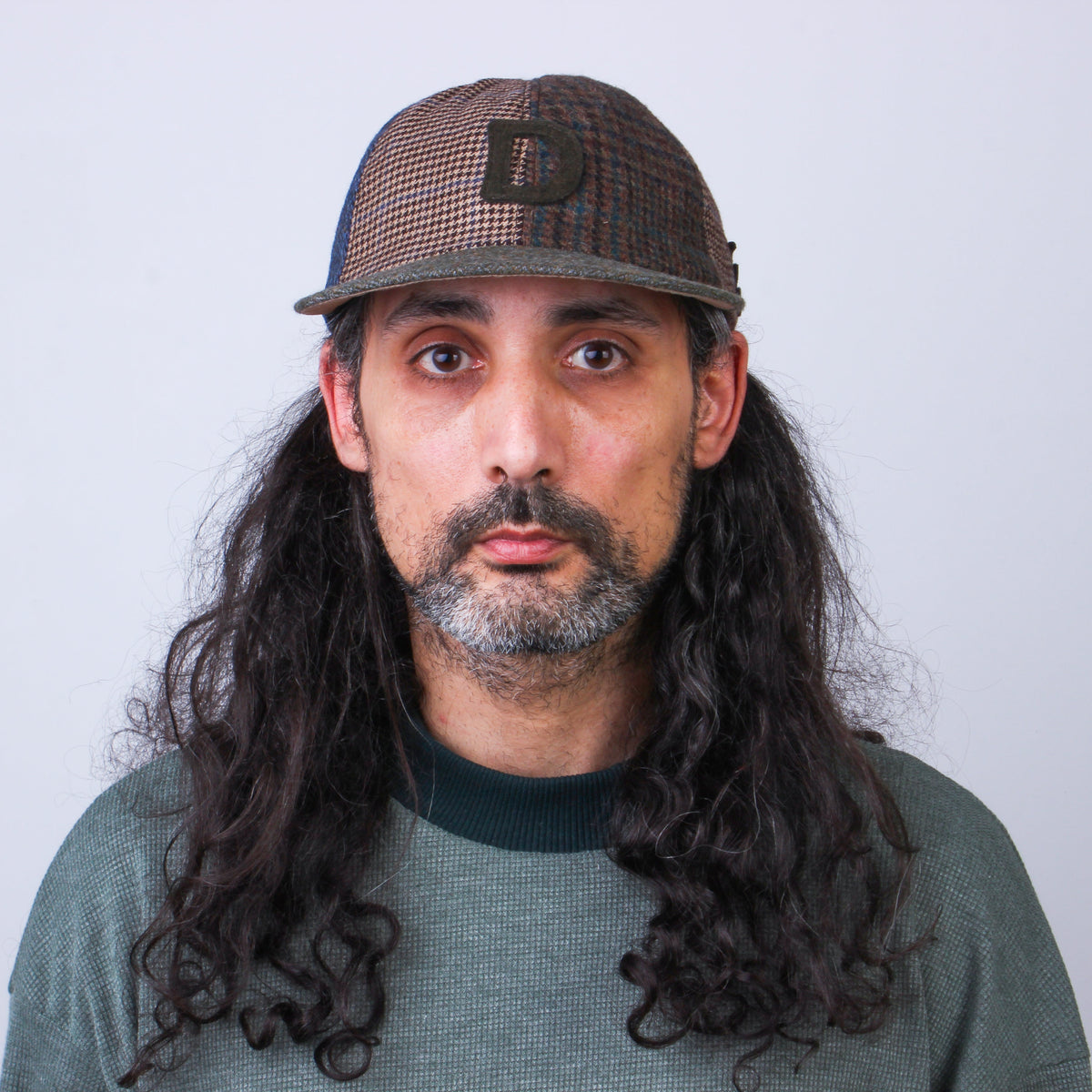 Casquette Patchwork en Laine Recyclée MOSAIC - N° 005