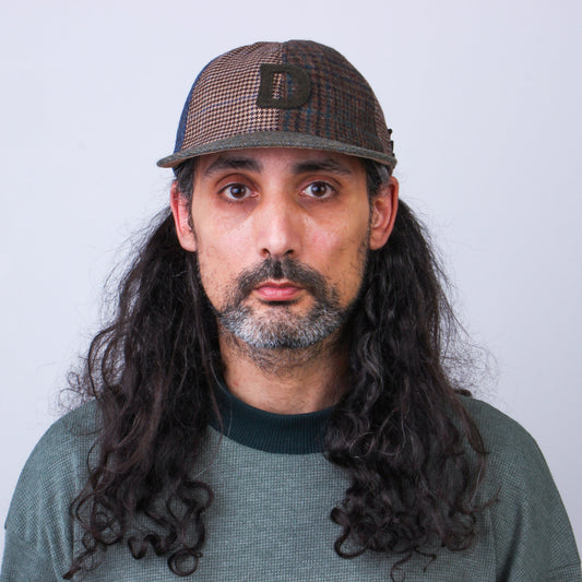 Casquette Patchwork en Laine Recyclée MOSAIC - N° 005