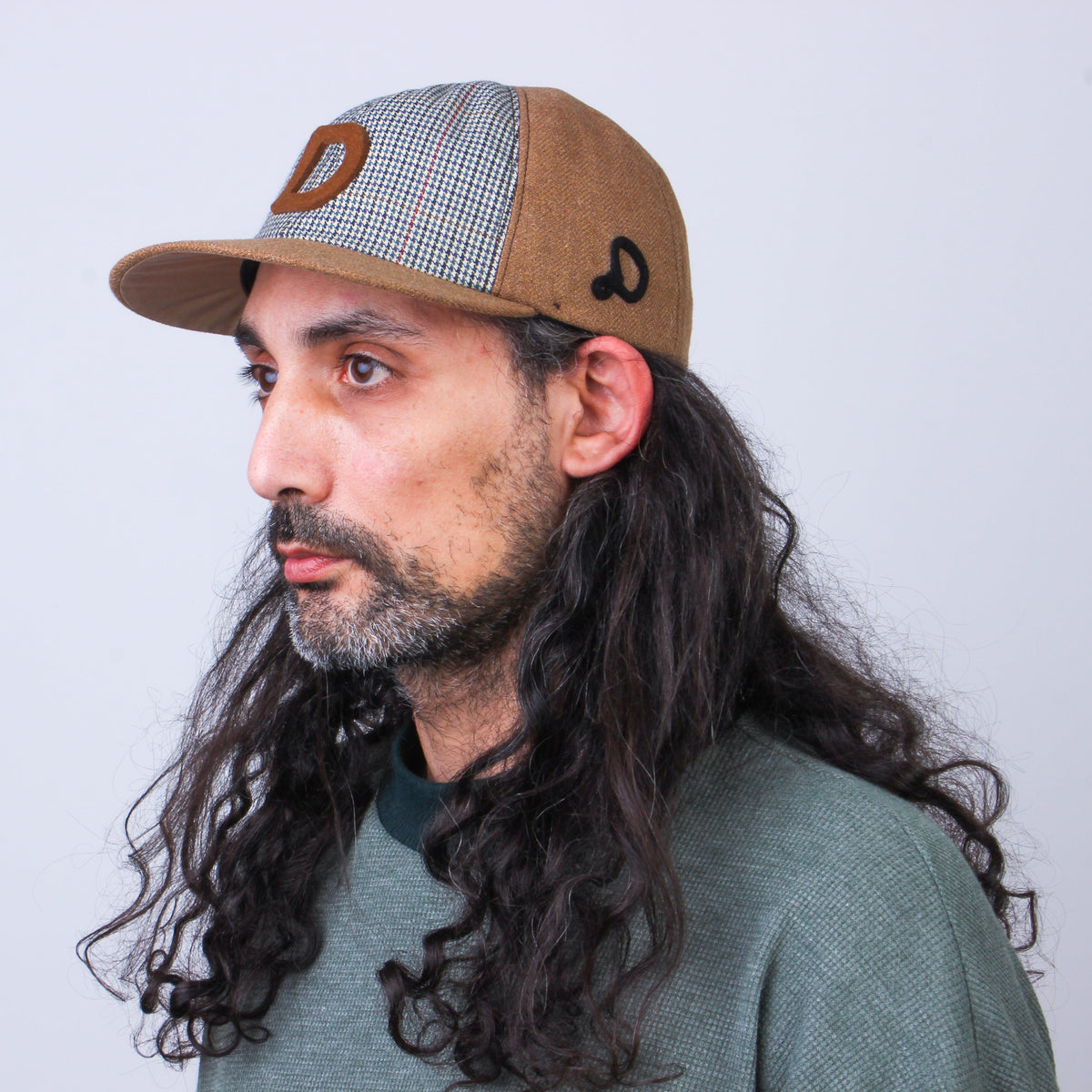 Casquette Patchwork en Laine Recyclée MOSAIC - N° 008