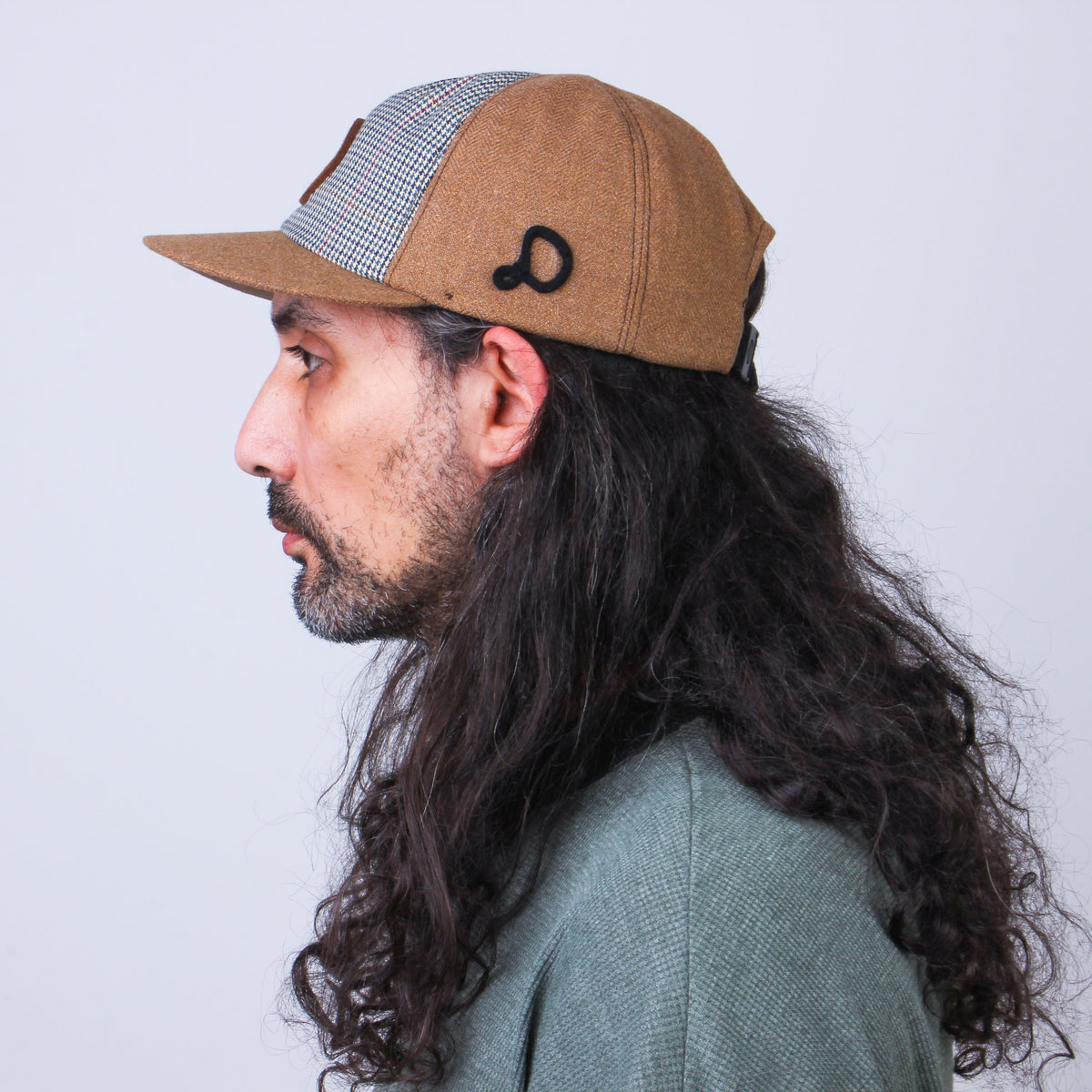 Casquette Patchwork en Laine Recyclée MOSAIC - N° 008