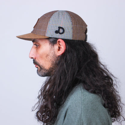 Casquette Patchwork en Laine Recyclée MOSAIC - N° 009