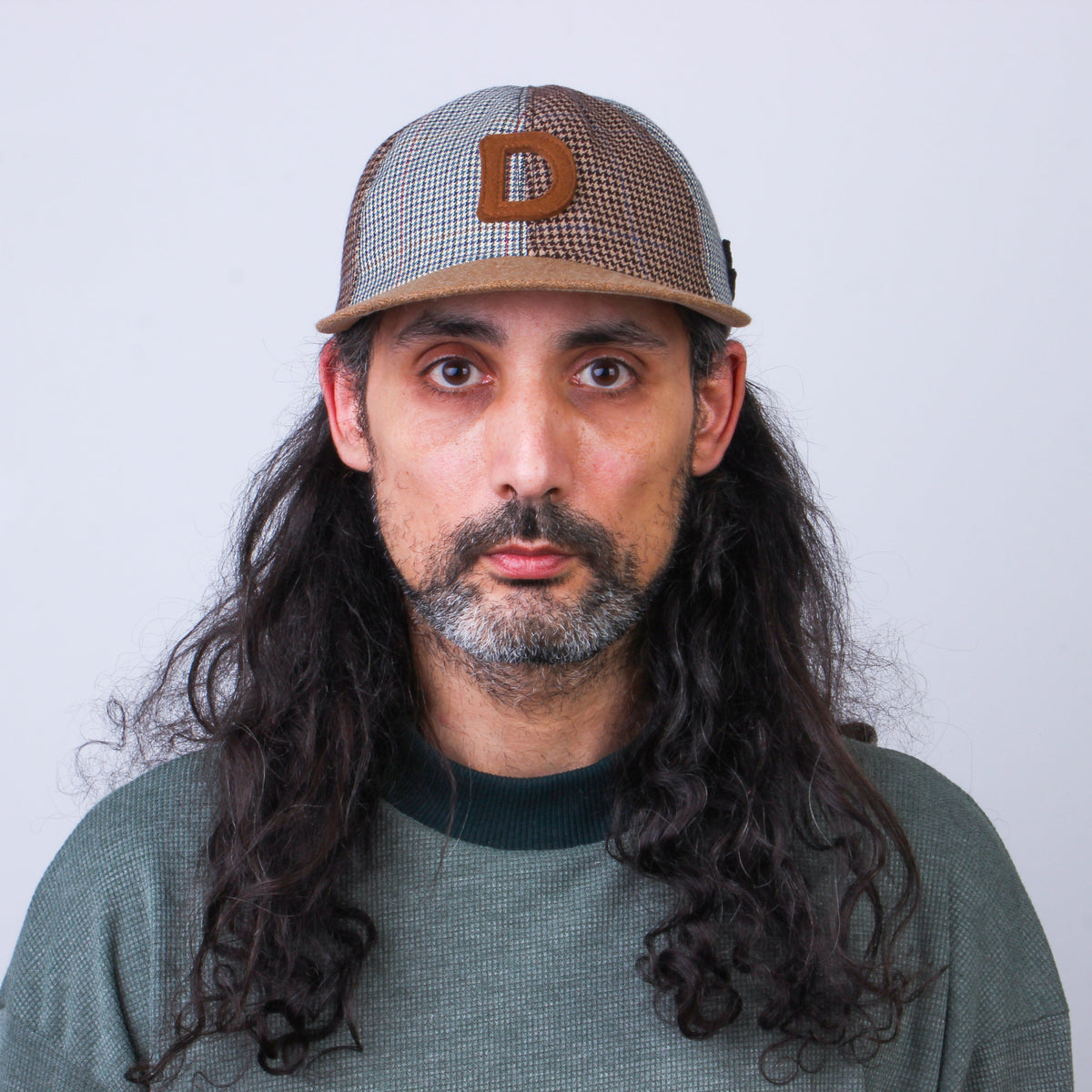 Casquette Patchwork en Laine Recyclée MOSAIC - N° 009