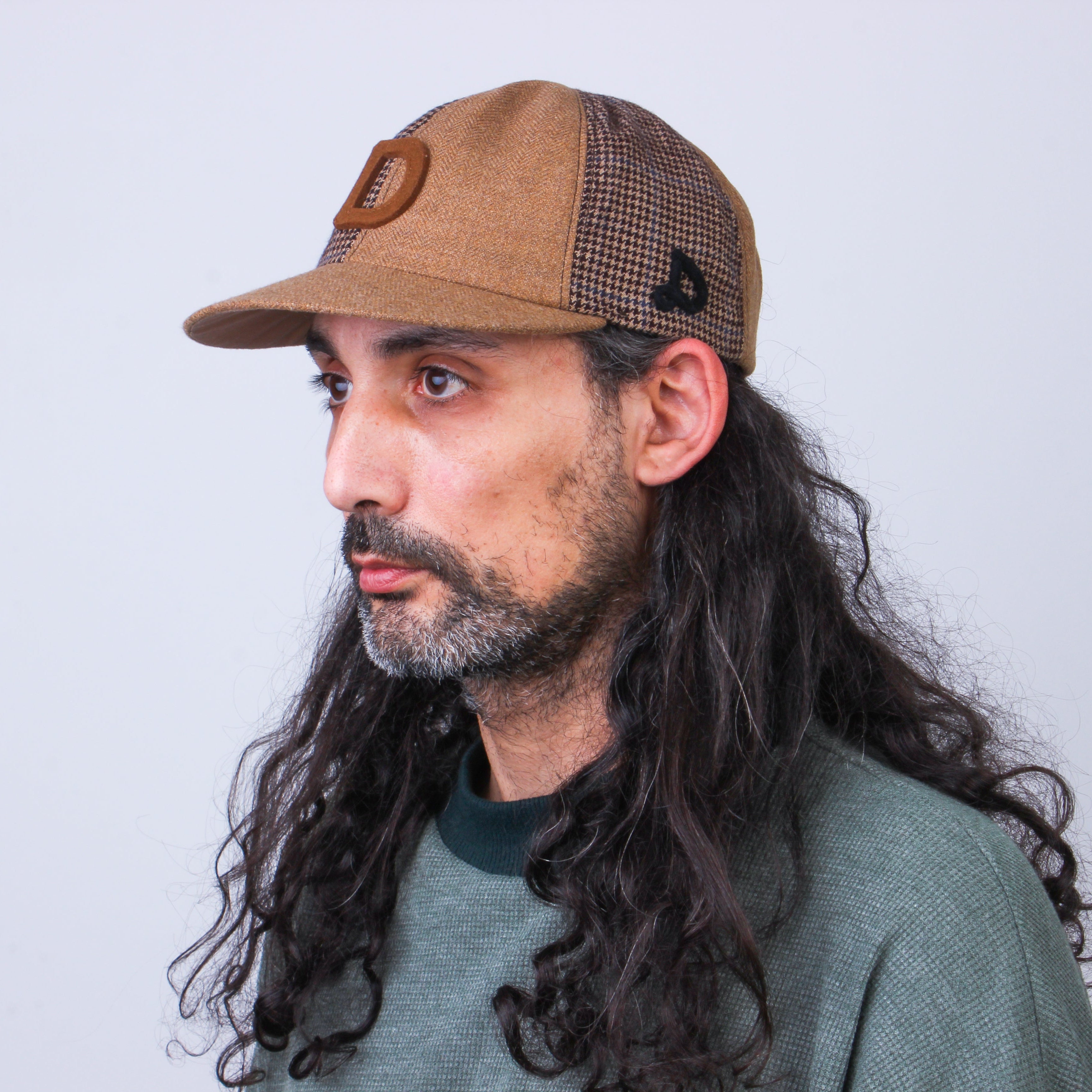 Casquette Patchwork en Laine Recyclée MOSAIC - N° 010