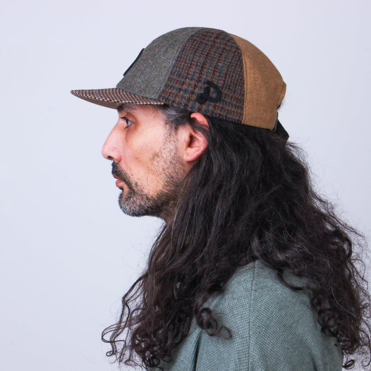 Casquette Patchwork en Laine Recyclée MOSAIC - N° 013