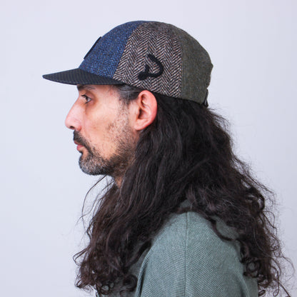 MOSAIC Recycled Wool Patchwork Cap - No. 017