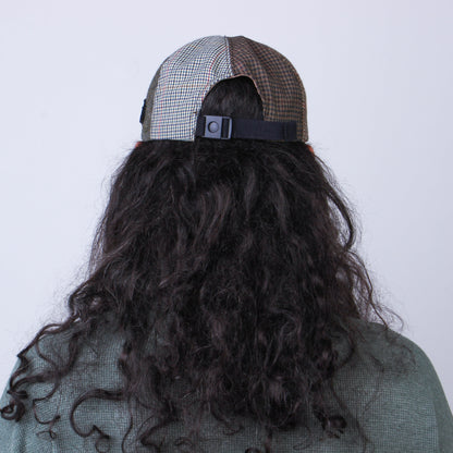 Casquette Patchwork en Laine Recyclée MOSAIC - N° 024