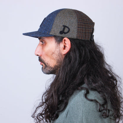 Casquette Patchwork en Laine Recyclée MOSAIC - N° 026