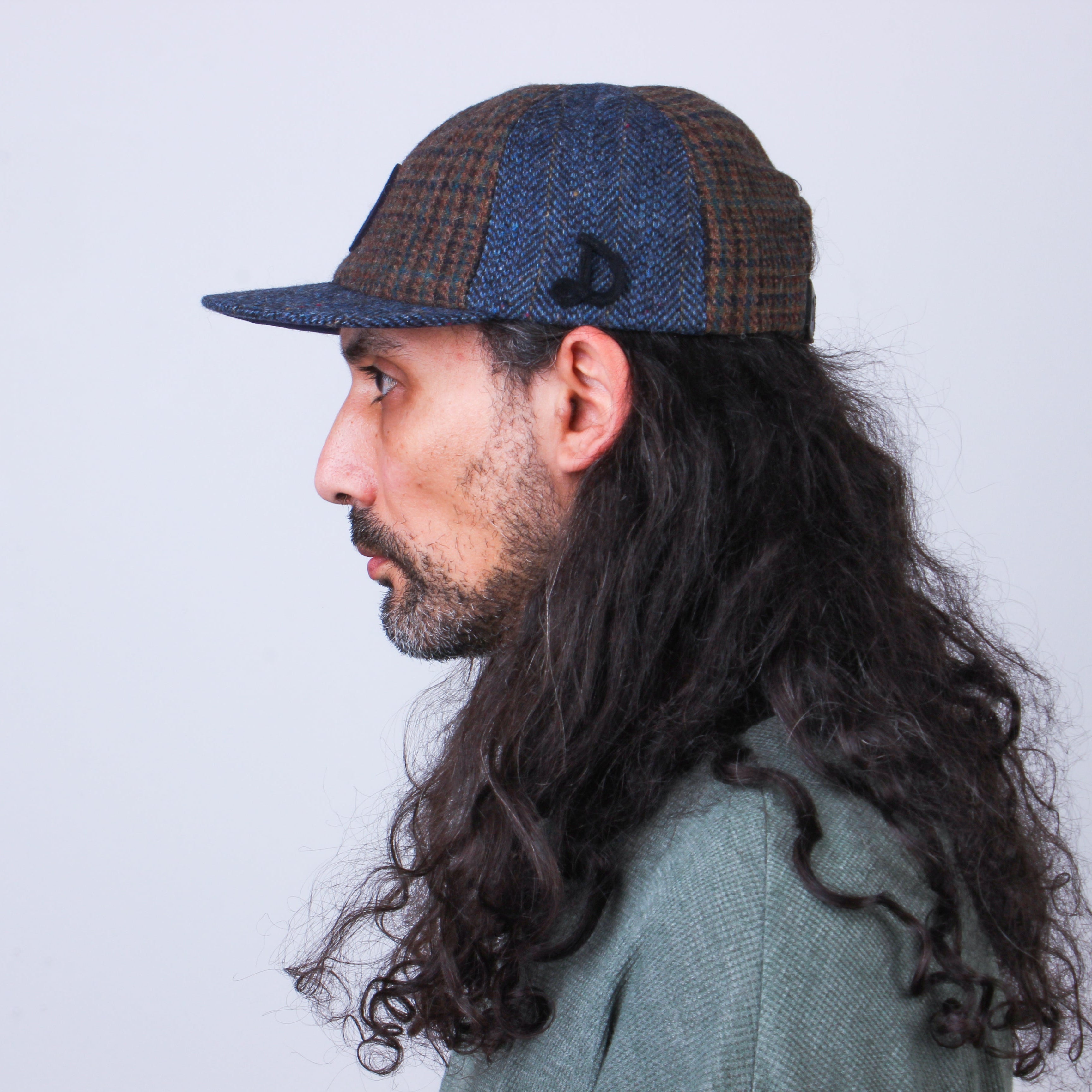 Casquette Patchwork en Laine Recyclée MOSAIC - N° 027