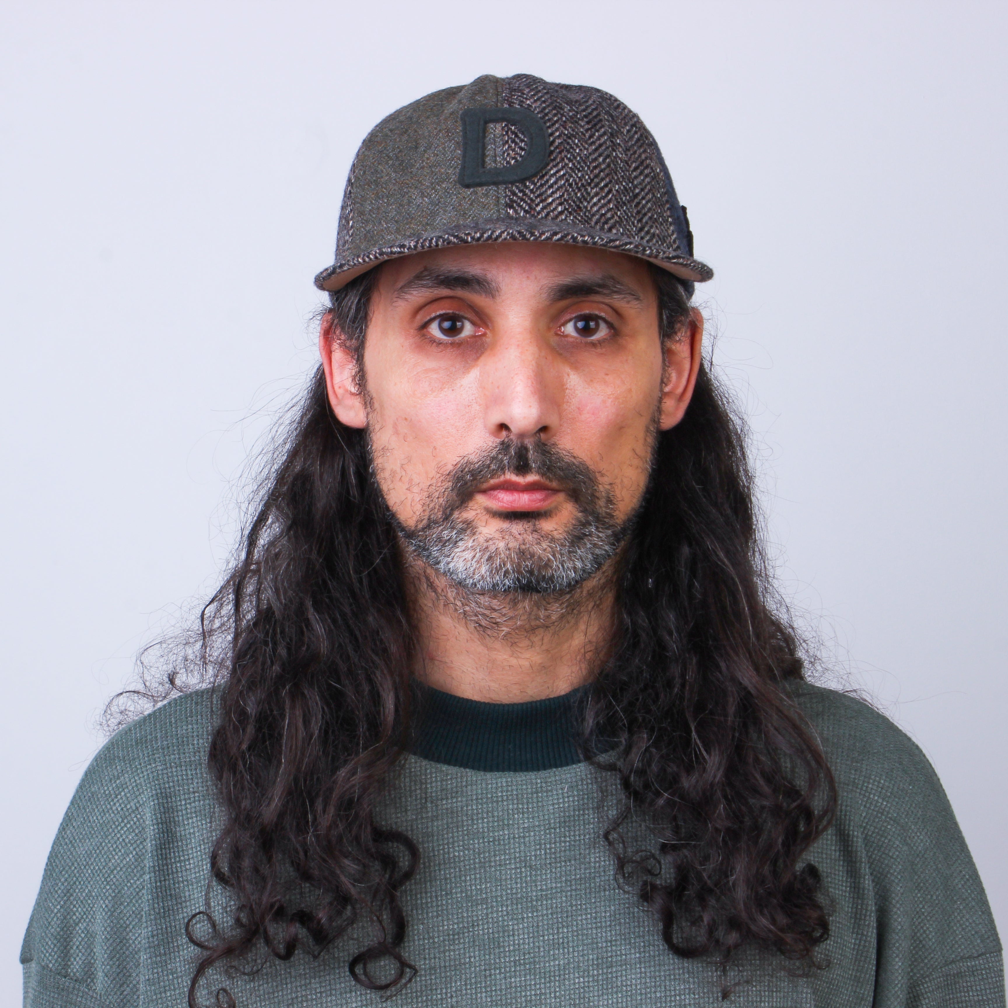 Casquette Patchwork en Laine Recyclée MOSAIC - N° 033