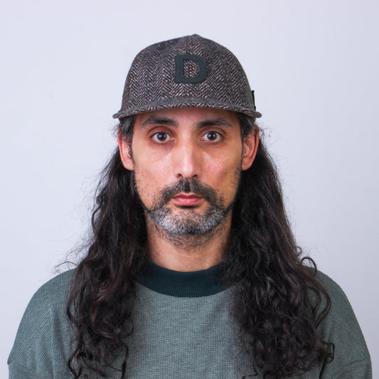 Casquette Patchwork en Laine Recyclée MOSAIC - N° 034