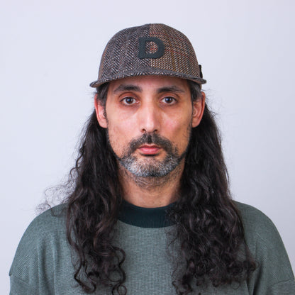 Casquette Patchwork en Laine Recyclée MOSAIC - N° 035