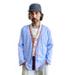 CHEMISE COL KIMONO KSD-1 À MANCHES LONGUES