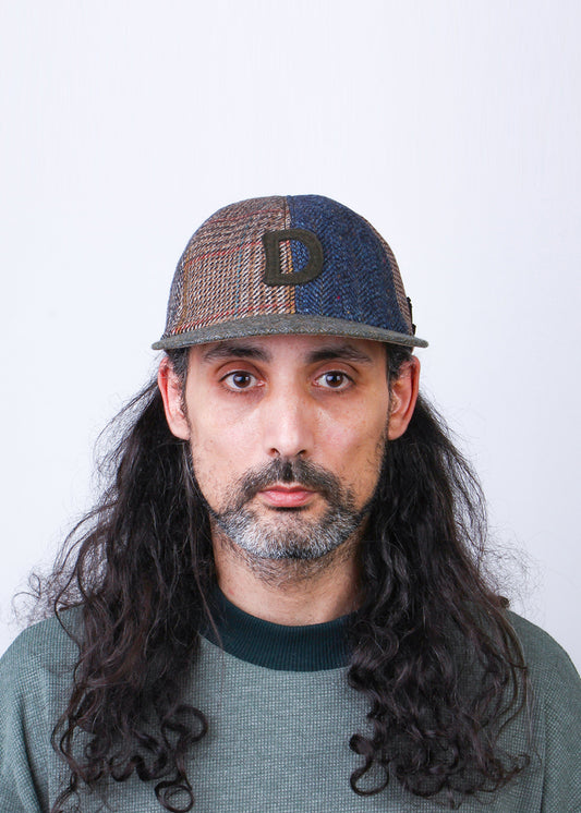 Casquette Patchwork en Laine Recyclée MOSAIC - N° 001