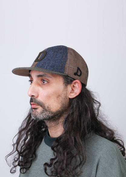 MOSAIC Recycled Wool Patchwork Cap - No. 001