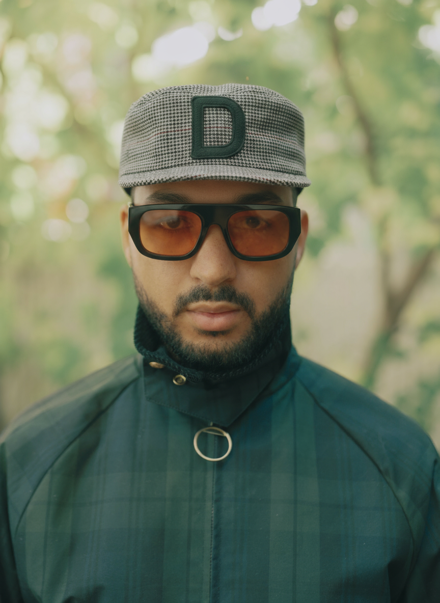 Casquette PILLBOX - Flanelle Pied-de-Poule