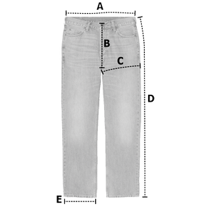 Boro Repaired Denim Pants - Blue StoneWash